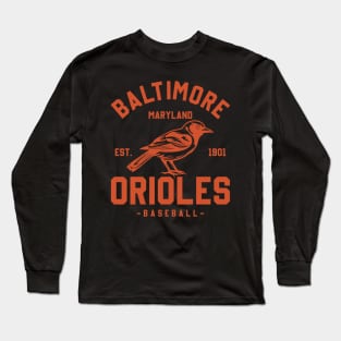 Baltimore Orioles Retro Long Sleeve T-Shirt